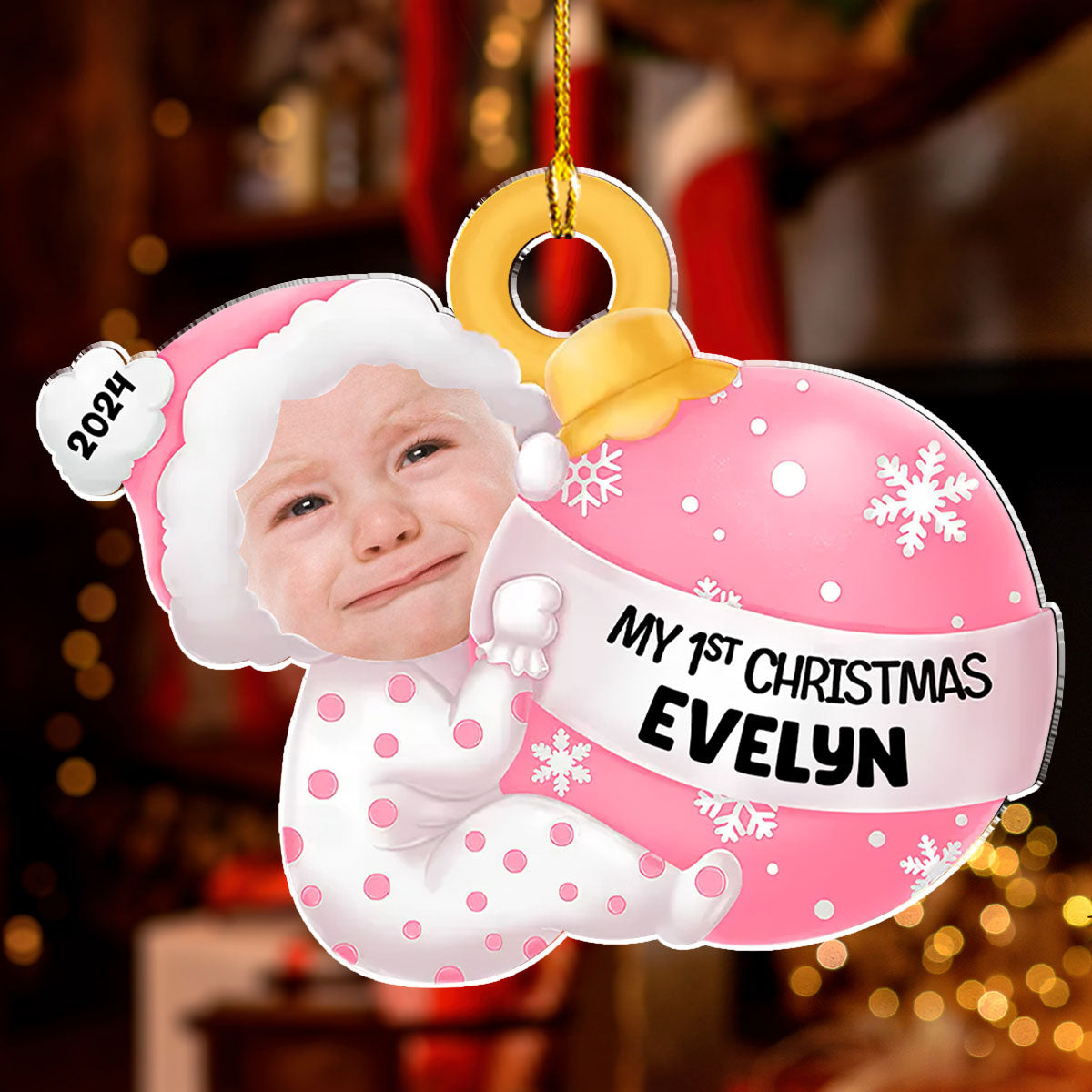 Custom Photo Family Ornament, Christmas Gift for Family Members • You Are My Perfect Gift This Christmas - Personalized Acrylic Ornament