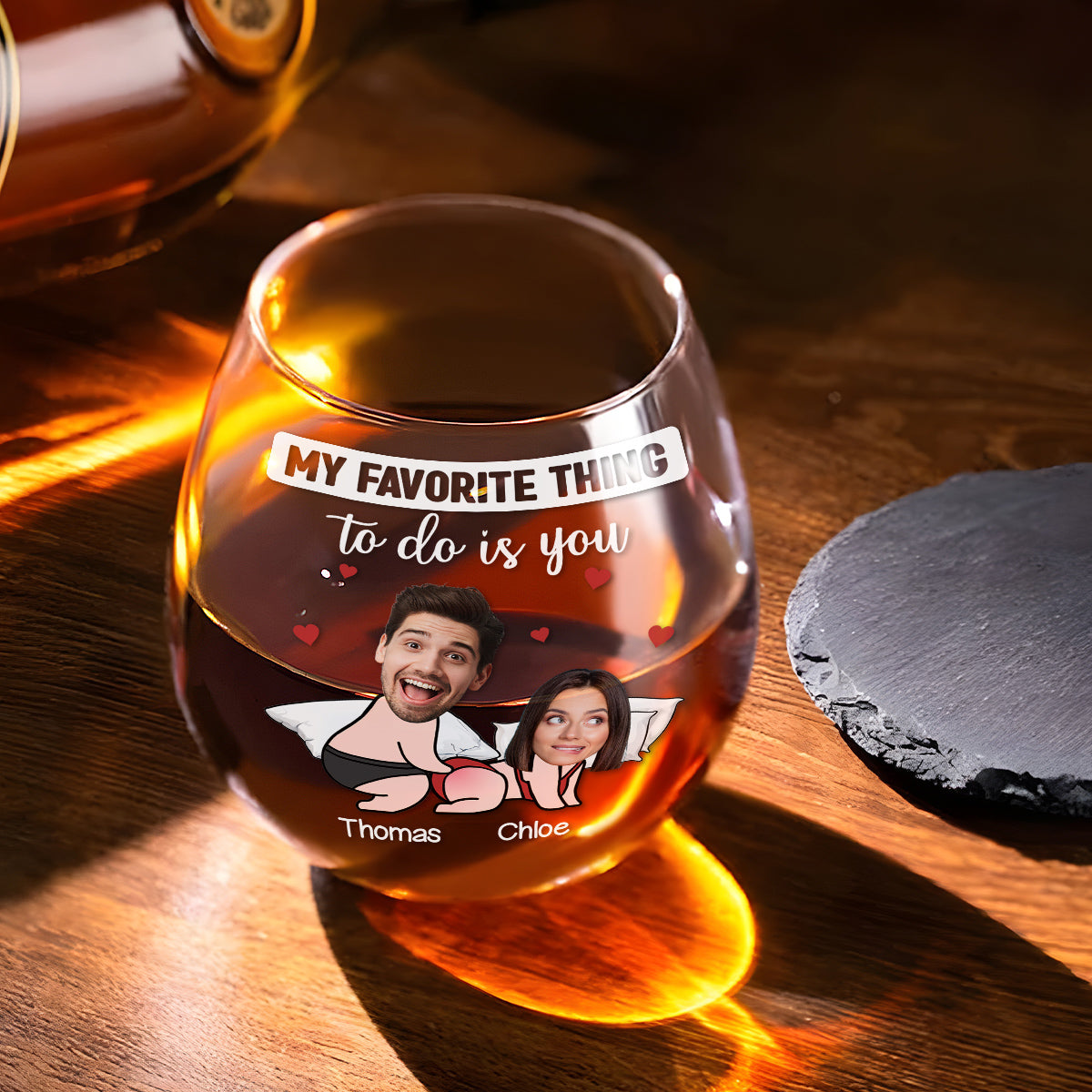 You Are My Favorite Thing - Personalized Wine Glass