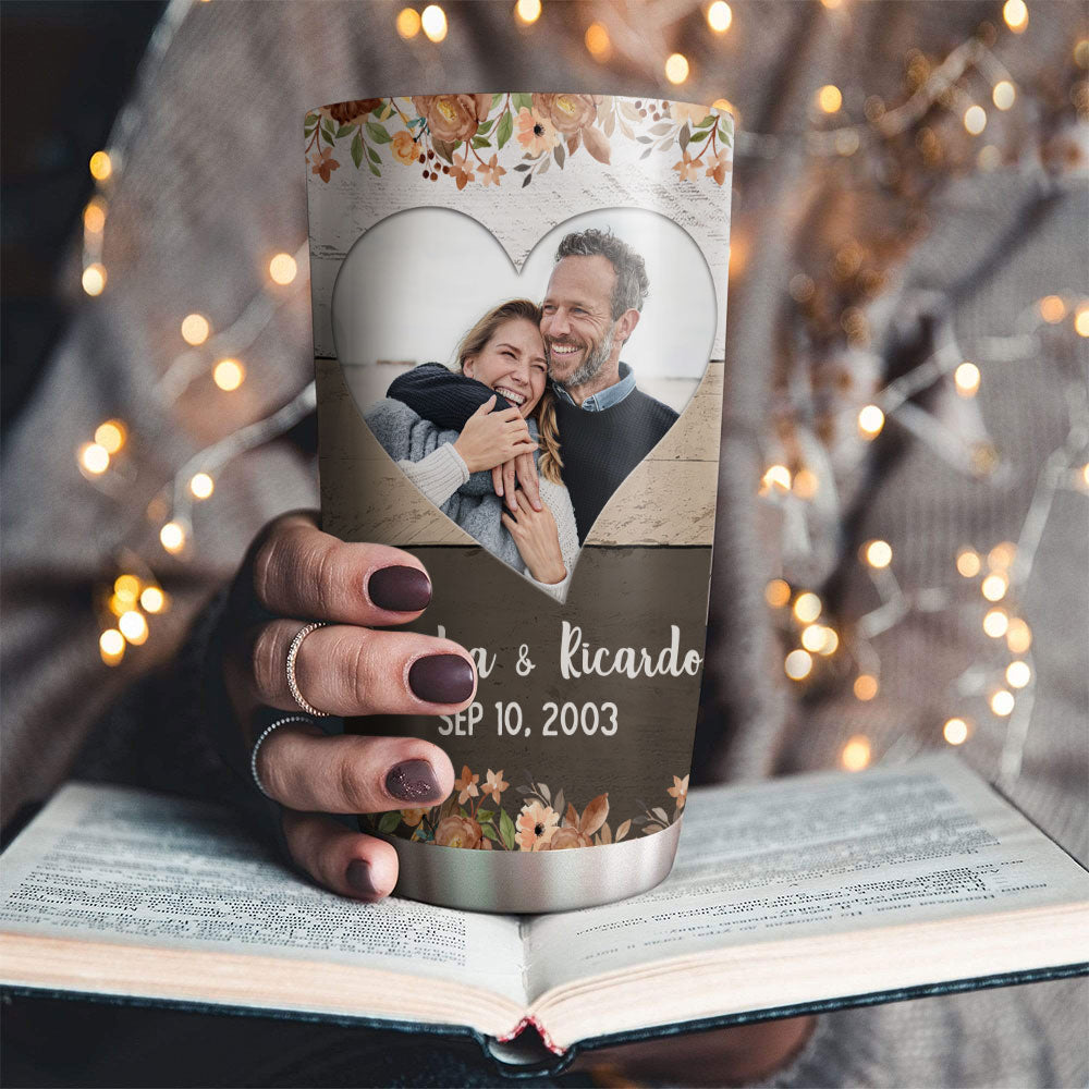 Custom Christmas Anniversary Gifts For Wife • The Best Thing - Personalized Tumbler