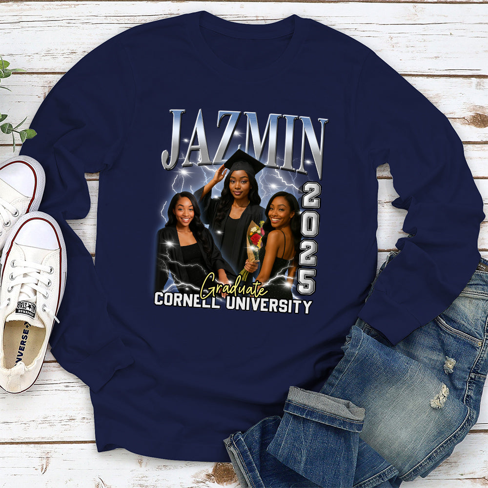 Custom Photo Christmas & Birthday Keepsake Gift • Congrats 2025 Graduate - Personalized Shirt