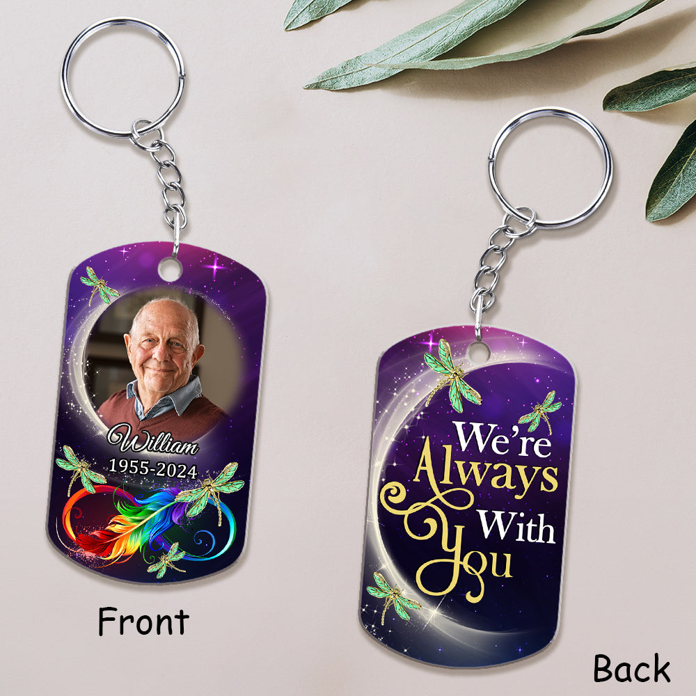 They Walk Beside Us Every Day - Personalized Acrylic Keychain