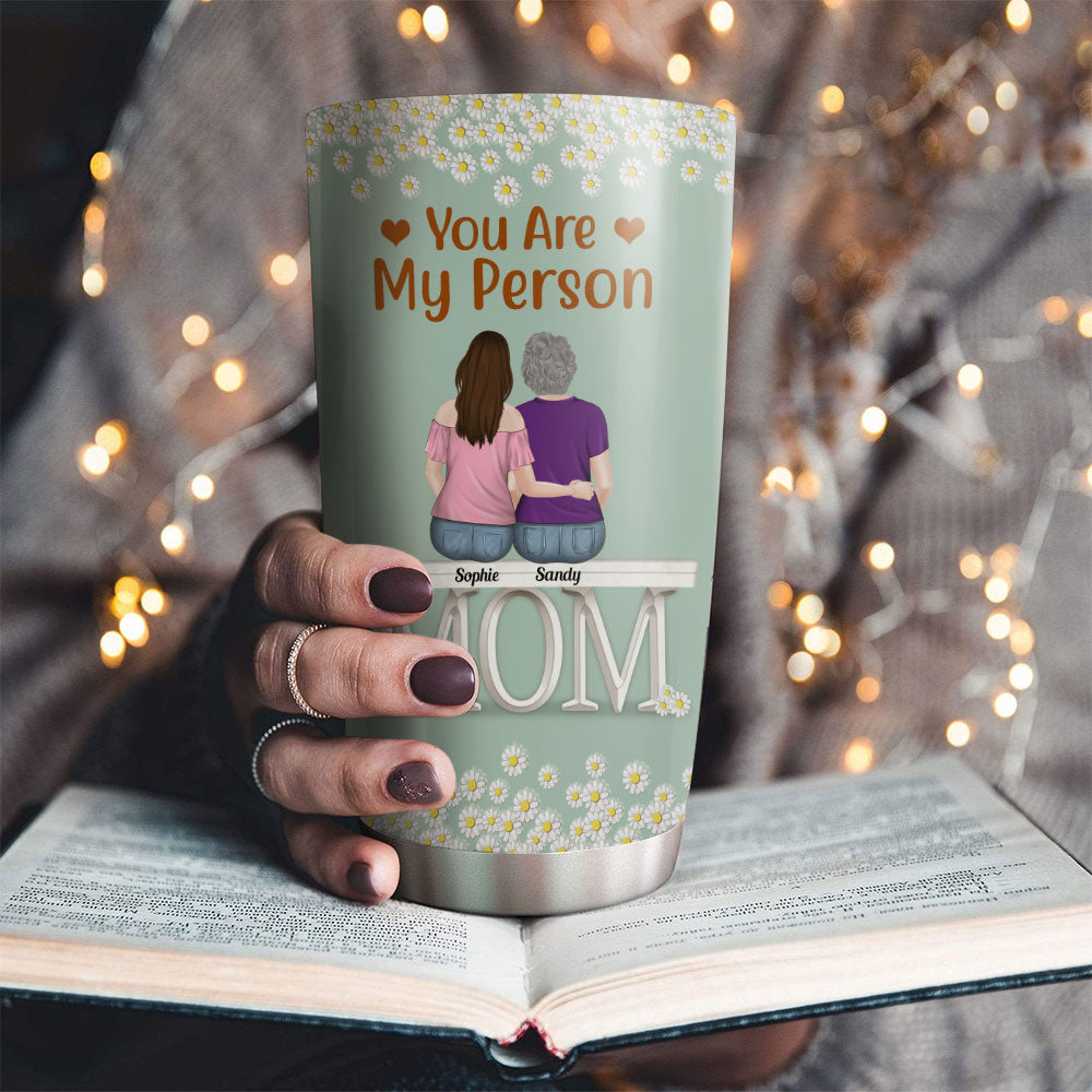 Custom Christmas Birthday Gifts For Mom • Teaching Me How To Be Strong - Personalized Tumbler