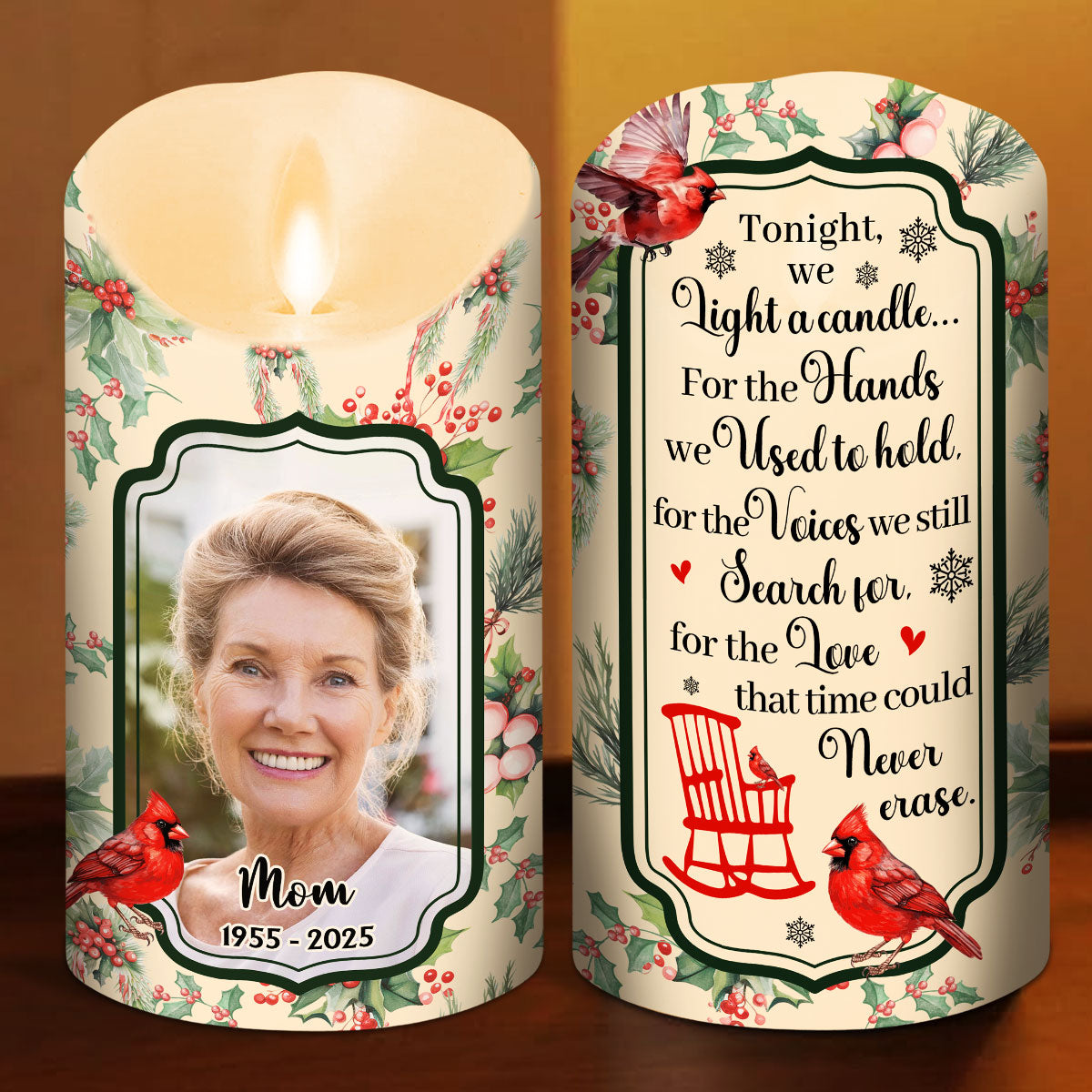 Love In Heaven - Personalized LED Candle