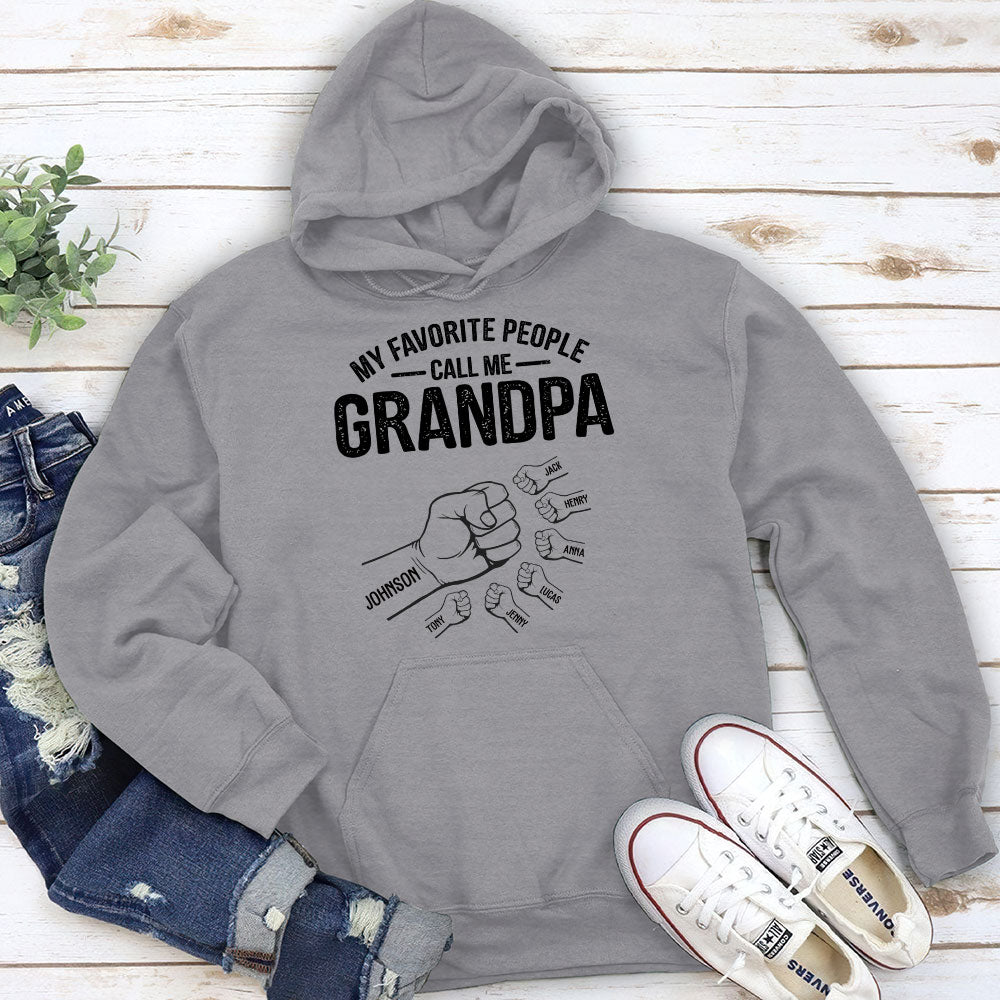 Custom Christmas & Birthday Gift for Grandpa • A Great Grandpa Full Of Strength - Personalized Shirt