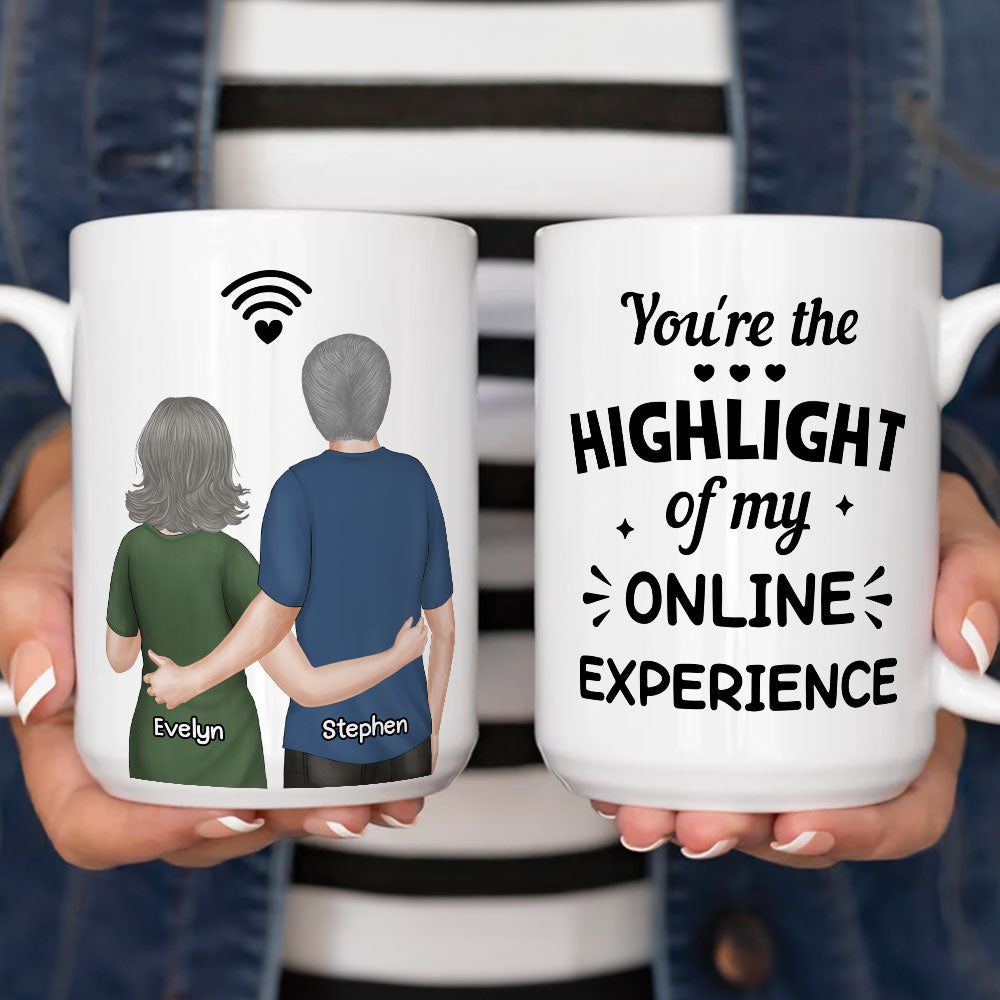 Custom Anniversary Keepsake Gifts For Couple • Online Experience - Personalized Coffee Mug