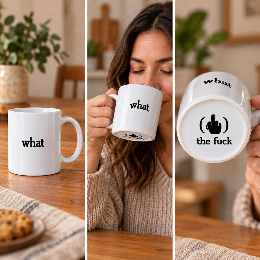 Custom Coworker, Christmas & Birthday Team Appreciation Gift • For Work Besties - Bottom Print Mug