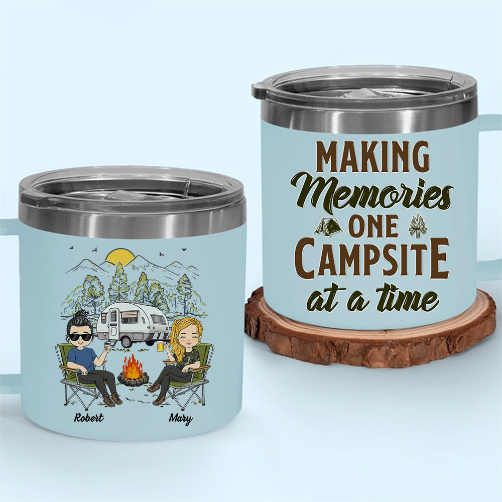 Making Memories - Personalized 14oz Stainless Steel Tumbler With Handle