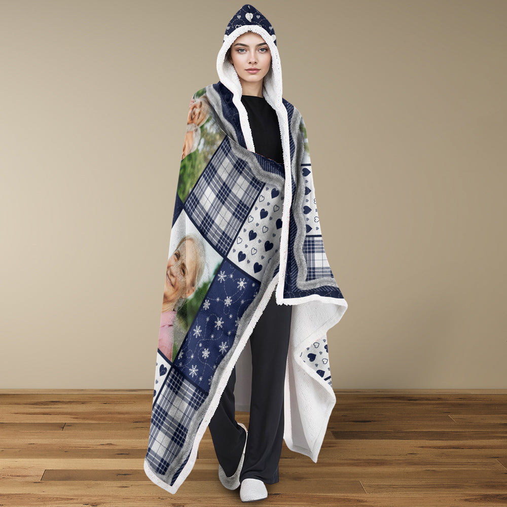 When You Really Miss Me - Personalized Hooded Blanket