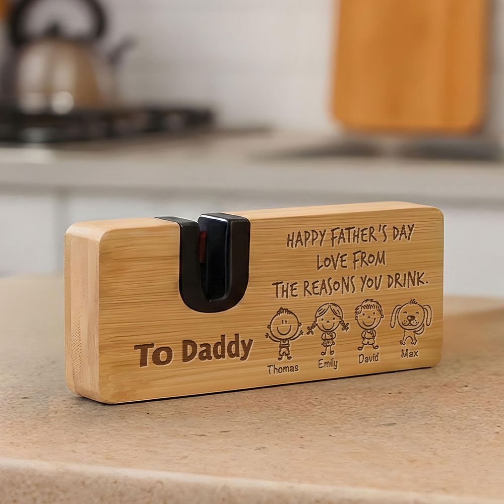 My Best Daddy - Personalized Engraved Opener Sharpener Stowel