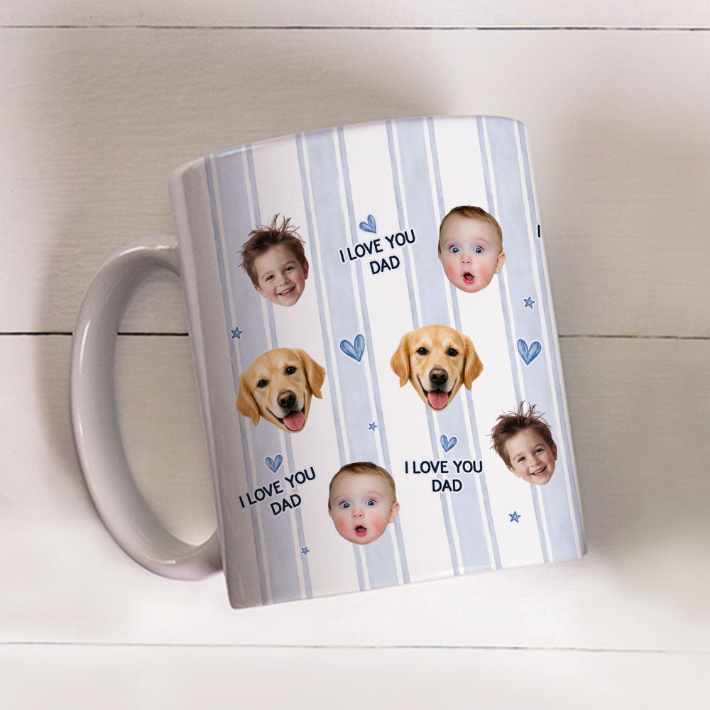 Custom Photo Father's Day, Special Gift for Dad & Grandpa • Love You Dad Funny - Personalized Coffee Mug