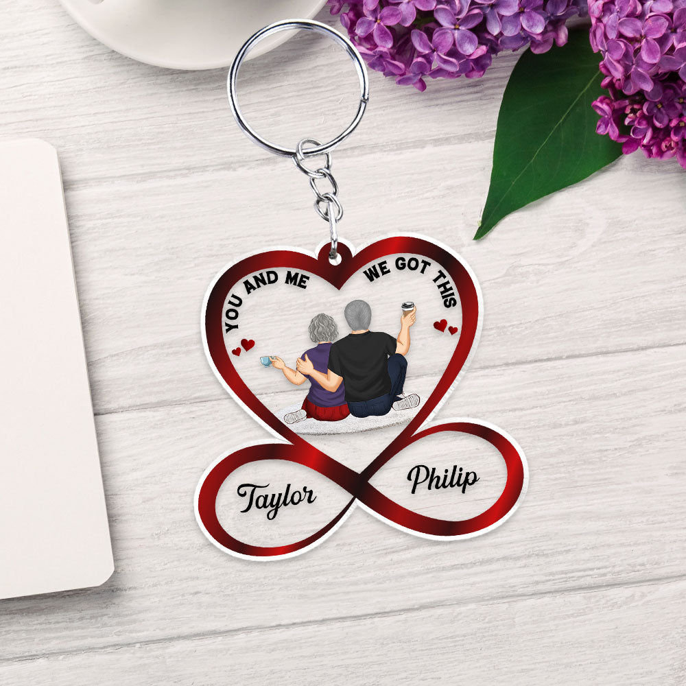 You And Me We Got This - Personalized Acrylic Keychain