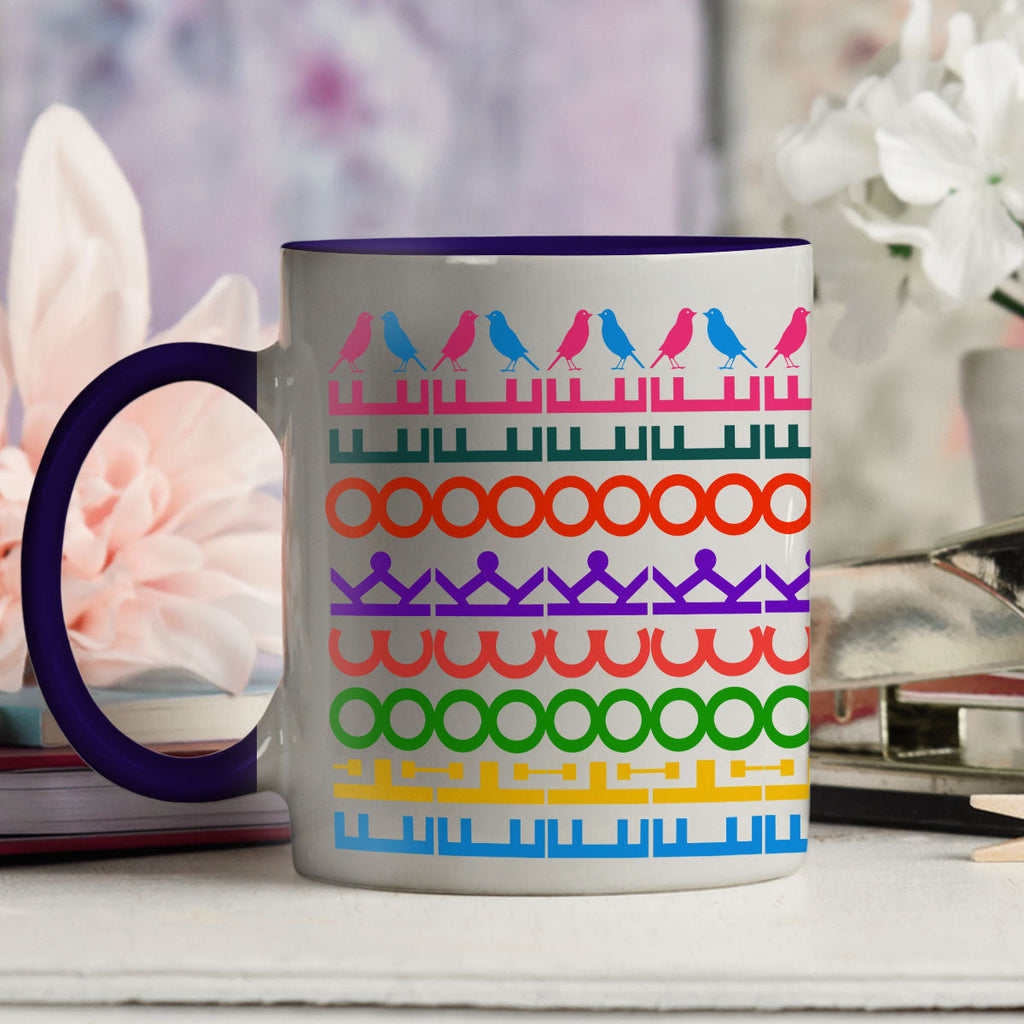Custom Hidden Message Mug, Funny Gag Gift for Coworker Friend Girlfriend • Nothing Suspicious Here Yet - Accent Mug