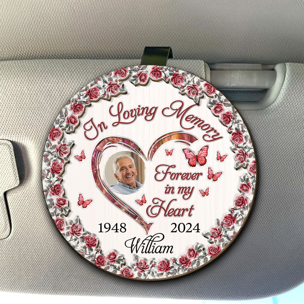 Always Miss You - Personalized Car Visor Clip