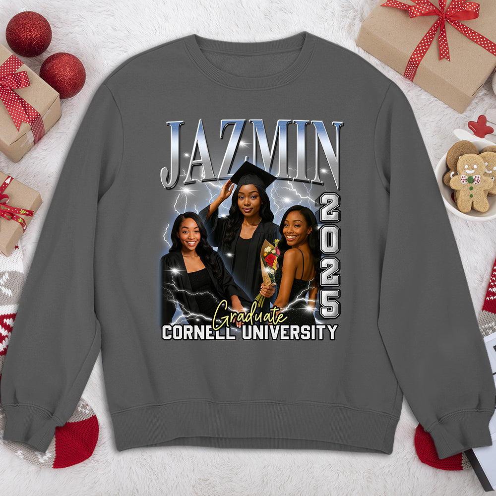 Custom Photo Christmas & Birthday Keepsake Gift • Congrats 2025 Graduate - Personalized Shirt