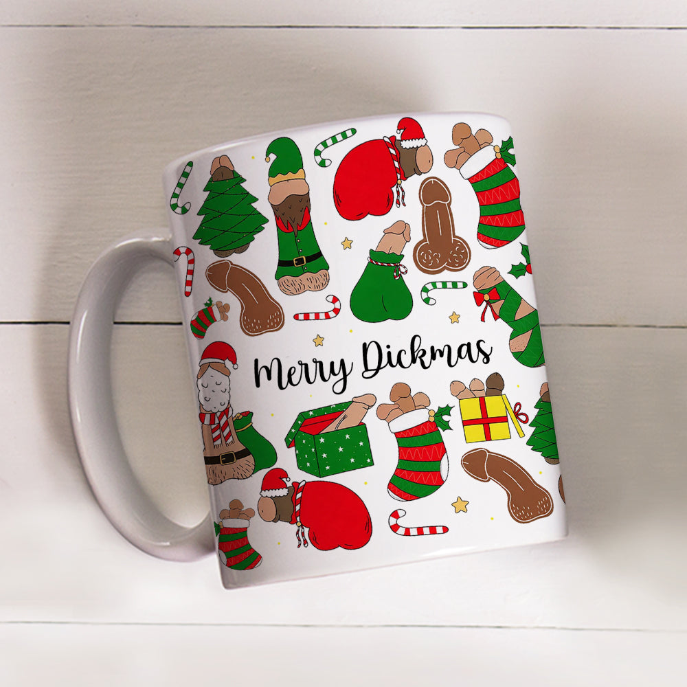 Funny Gag Gift for Coworker Friend, White Elephant Christmas Gift • Christmas Just Got Much Harder - Coffee Mug