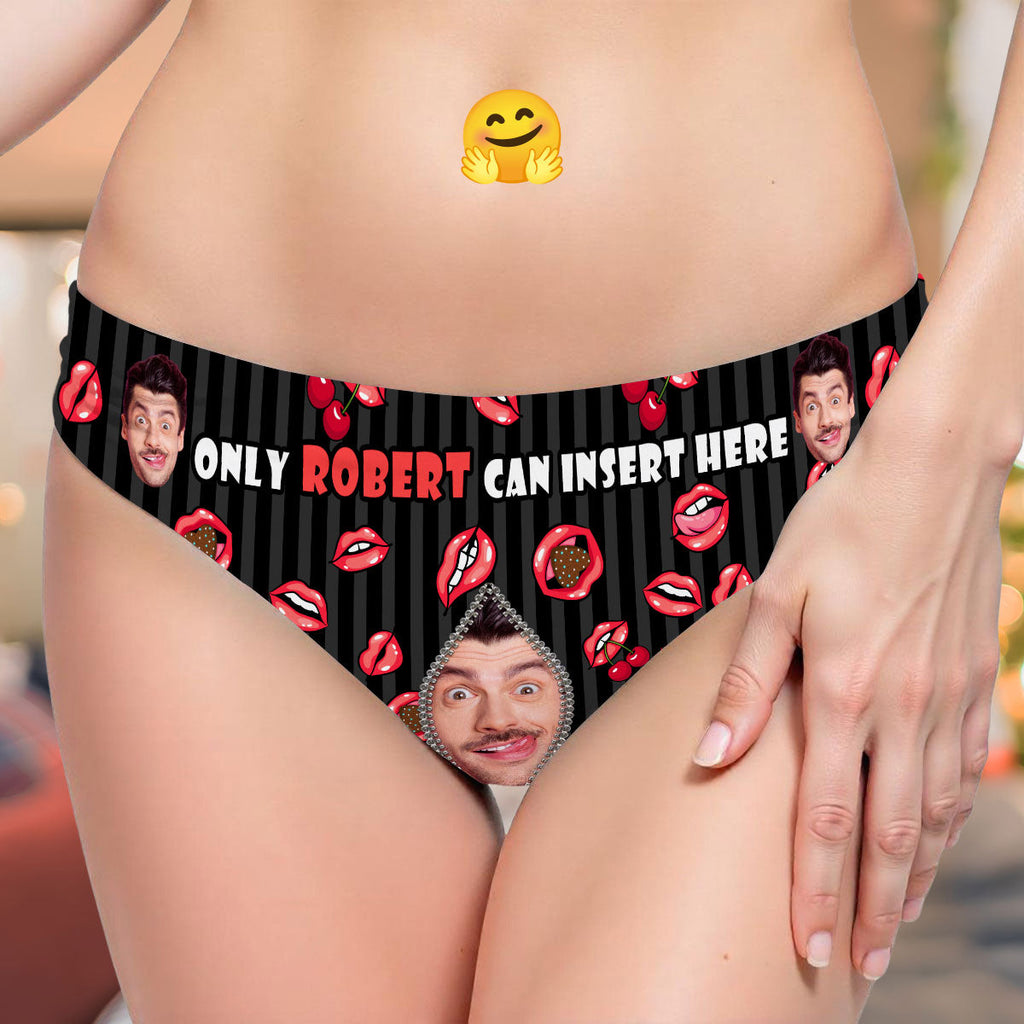 Insert Here Husband Only - Personalized Women Briefs