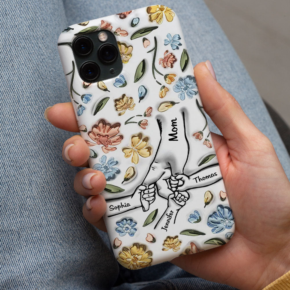 Hand In Hand, I Will Always Protect You - Personalized Phone Case