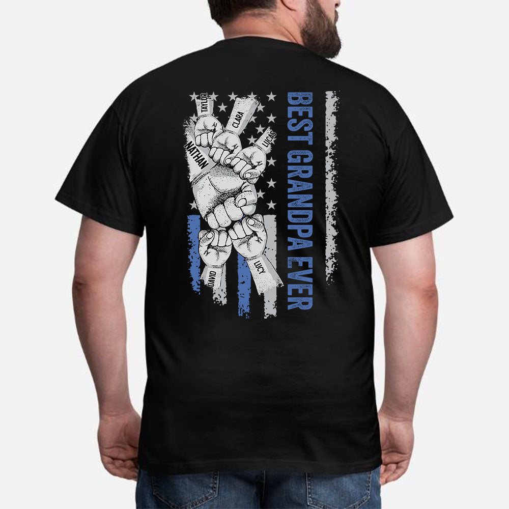 Custom Christmas & Birthday Gift for Grandpa & Grandma • Best Grandpa Ever - Personalized Shirt
