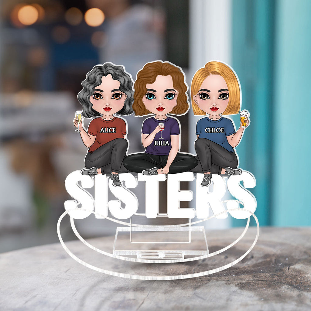 Cartoon Bestie - Personalized Acrylic Shaking Stand