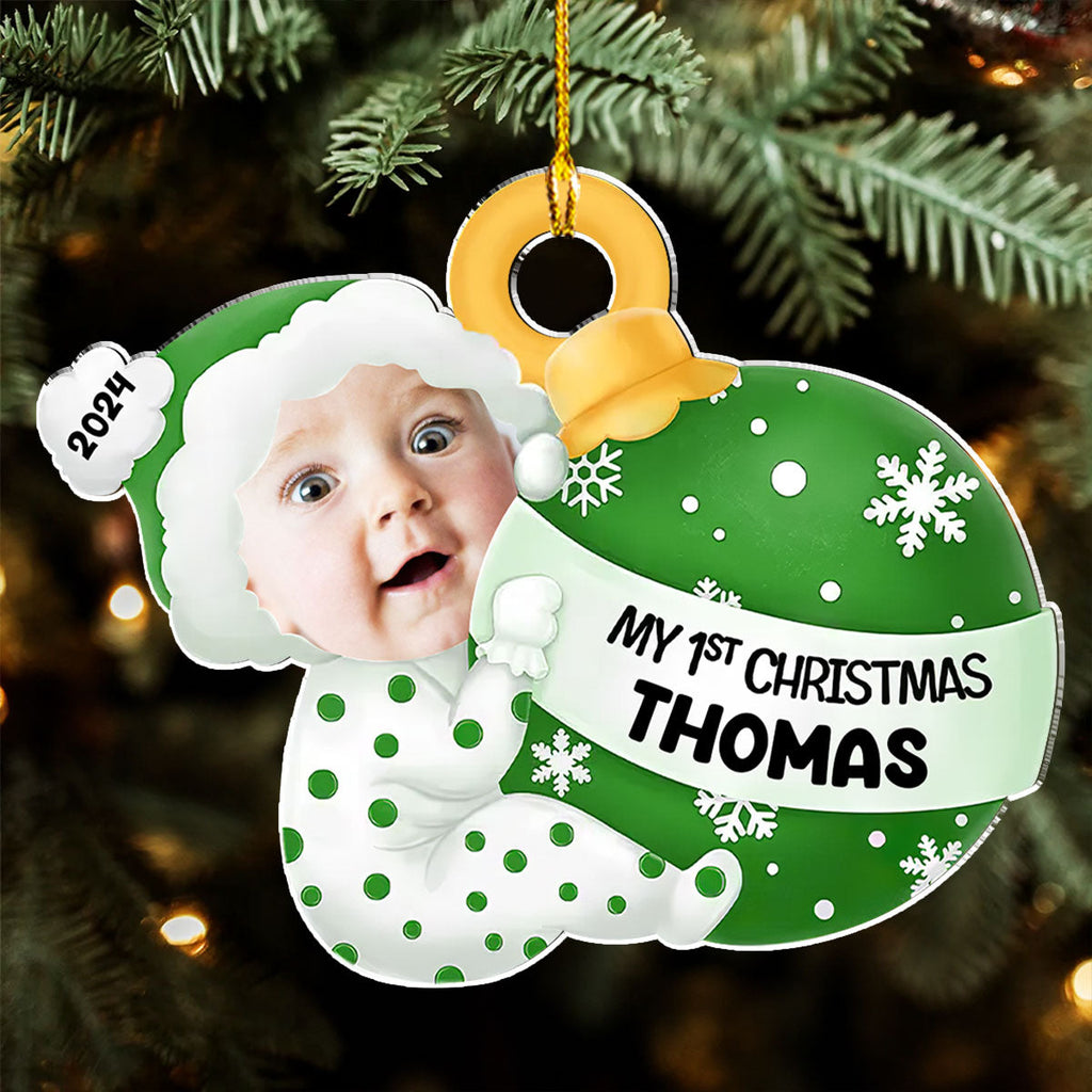 Custom Photo Family Ornament, Christmas Gift for Family Members • You Are My Perfect Gift This Christmas - Personalized Acrylic Ornament
