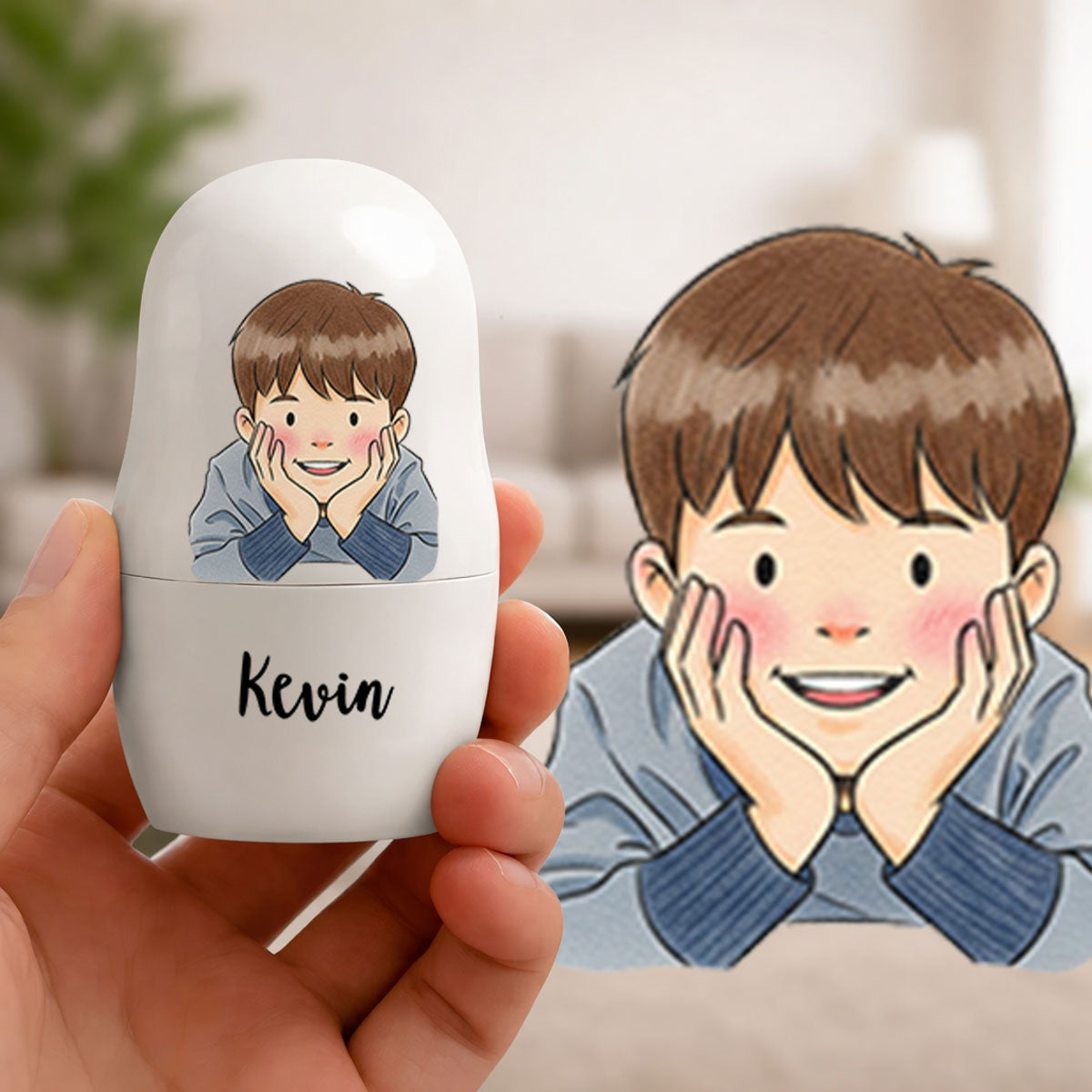 The Lovely Family - Personalized Nesting Doll