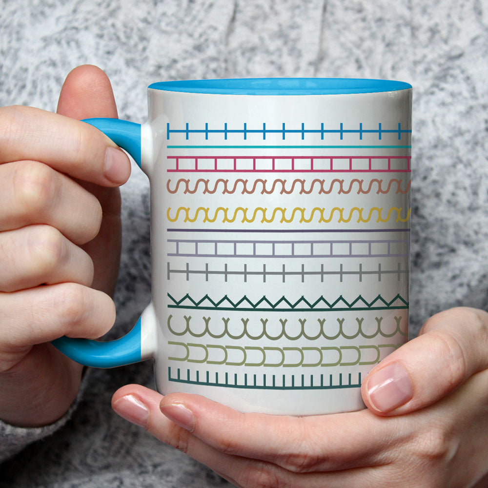 Custom Hidden Message Mug, Funny Gag Gift for Coworker Friend Girlfriend • Peace Out The Drama Begins - Accent Mug