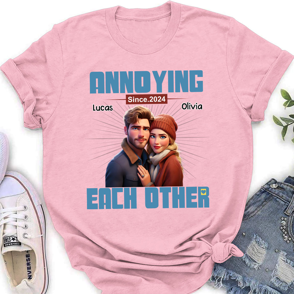 Custom Photo Anniversary Keepsake Gifts For Couple • I Am Yours - Personalized Shirt