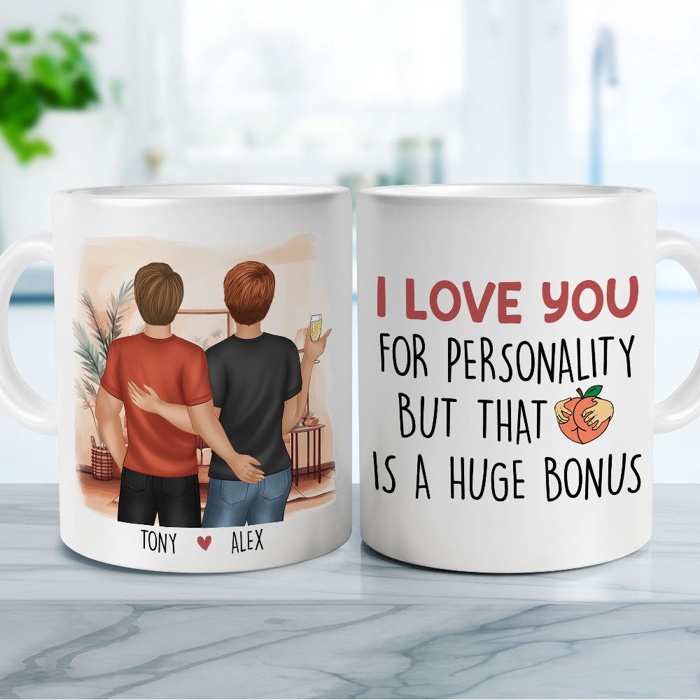 Custom Anniversary Keepsake Gifts For Couple • A Huge Bonus - Personalized Coffee Mug