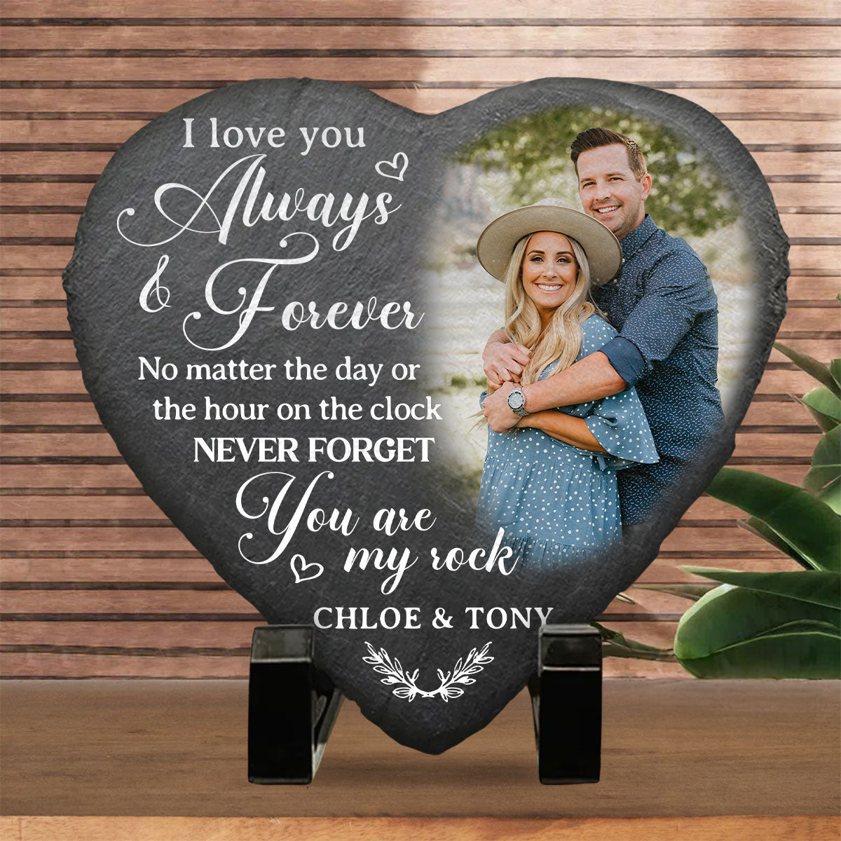 My Rock - Personalized Heart Shaped Stone
