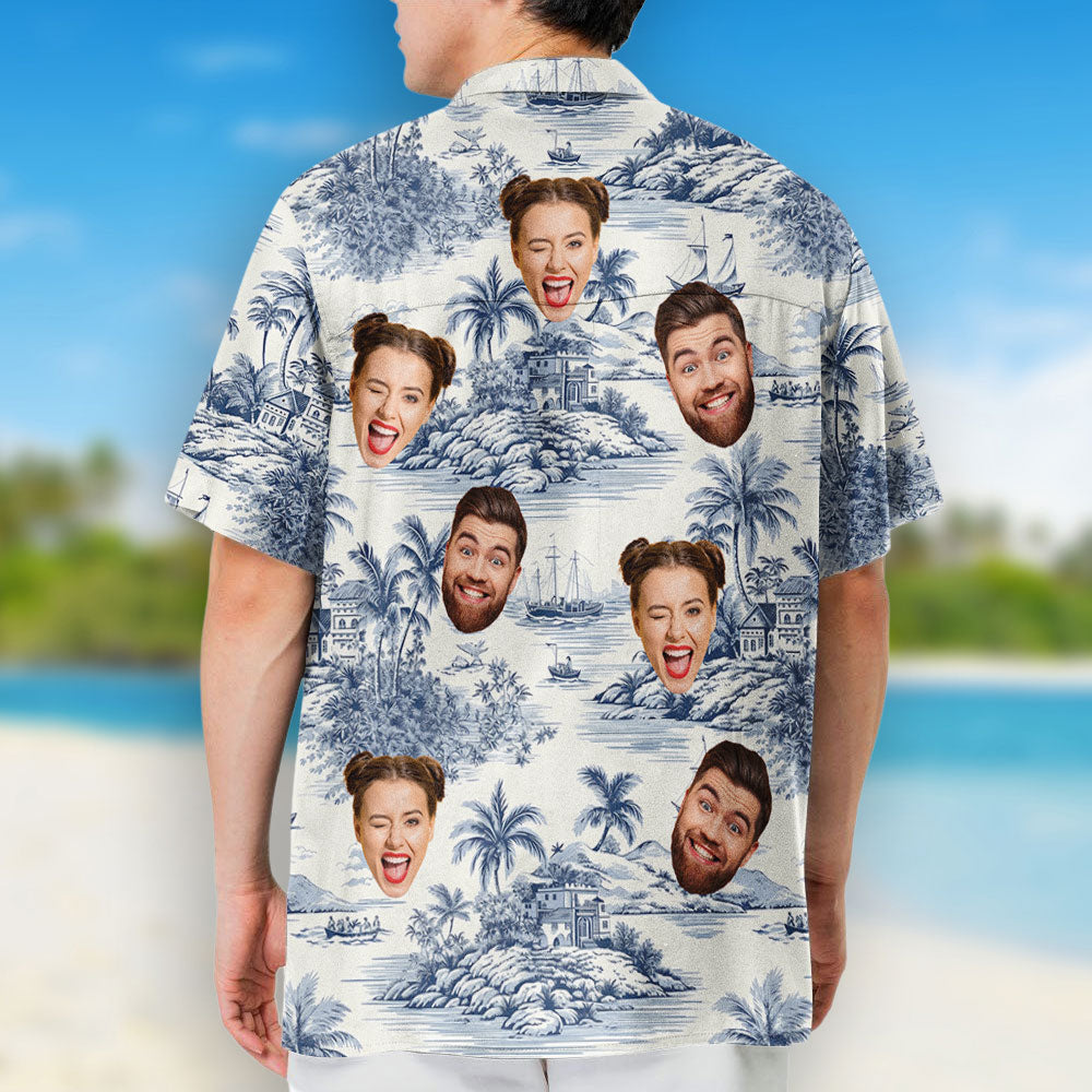 Toile De Jouy Style - Personalized Hawaiian Shirt