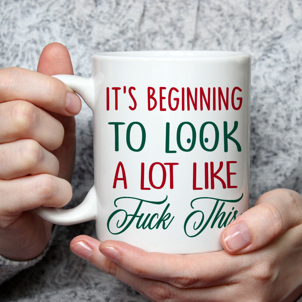 Custom Coworker, Christmas & Birthday Team Appreciation Gift • Beginning To Look Like - Coffee Mug