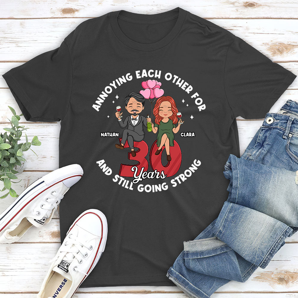 Custom Anniversary Keepsake Gifts For Couple • Annoying Each Other - Personalized Classic T-shirt