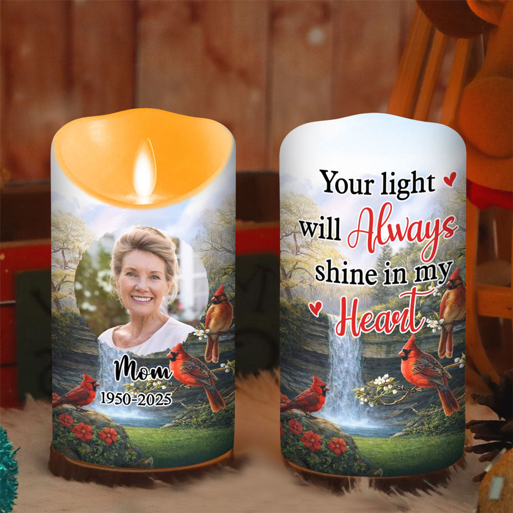 A Light Remains - Personalized LED Candle