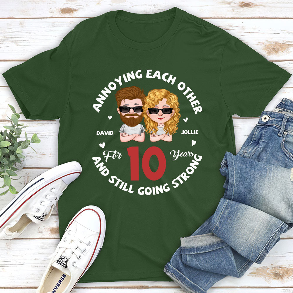 Custom Anniversary Keepsake Gifts For Couple • Annoying For Years - Personalized Classic T-shirt