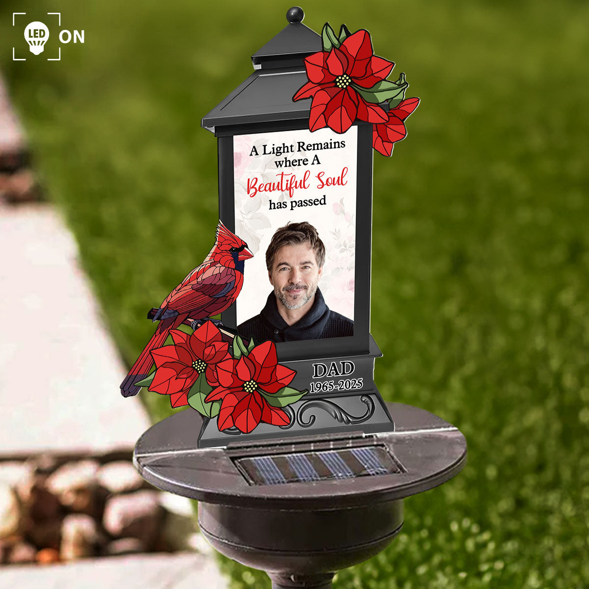 A Light Remains - Personalized Solar Light
