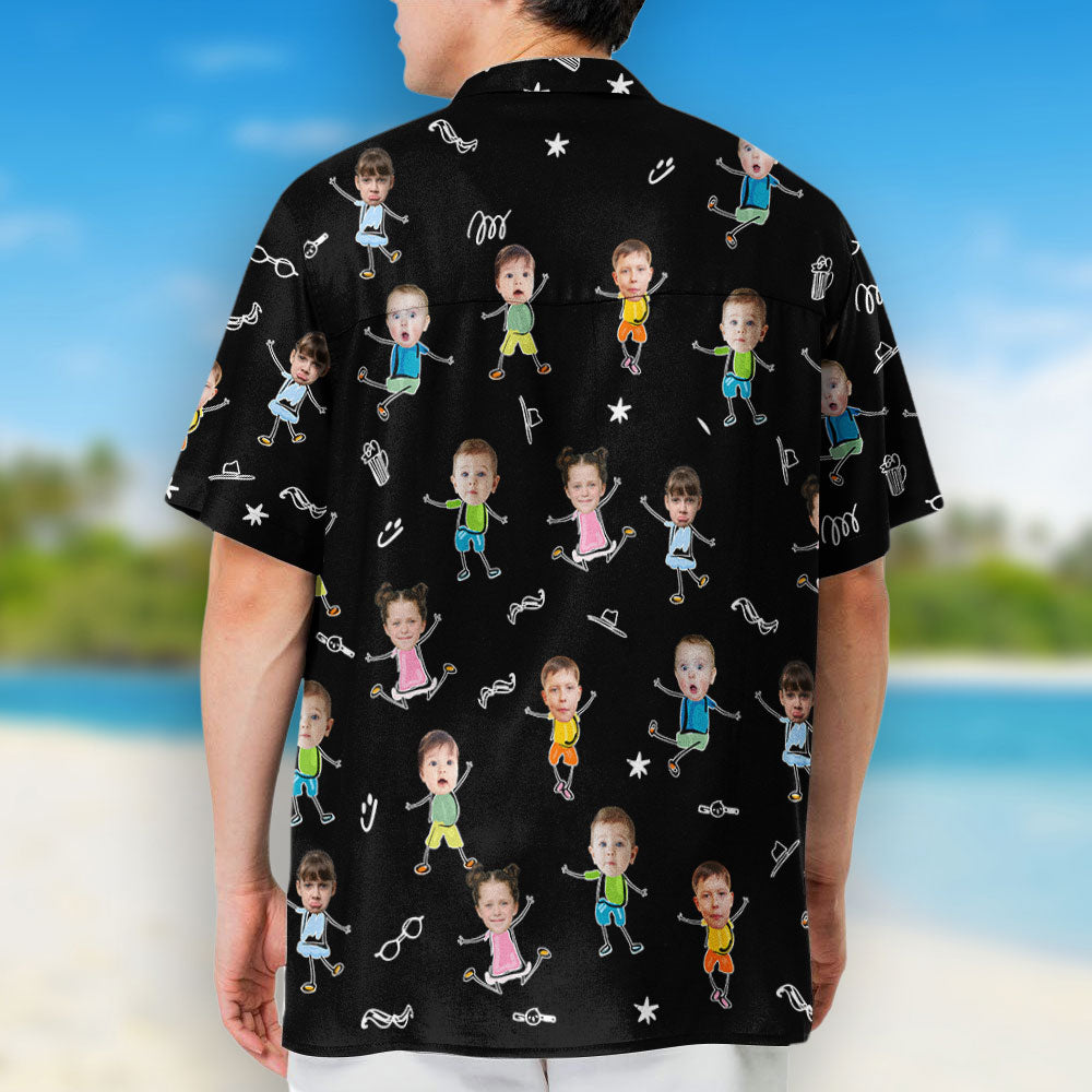 Grandpa This Belongs - Personalized Hawaiian Shirt