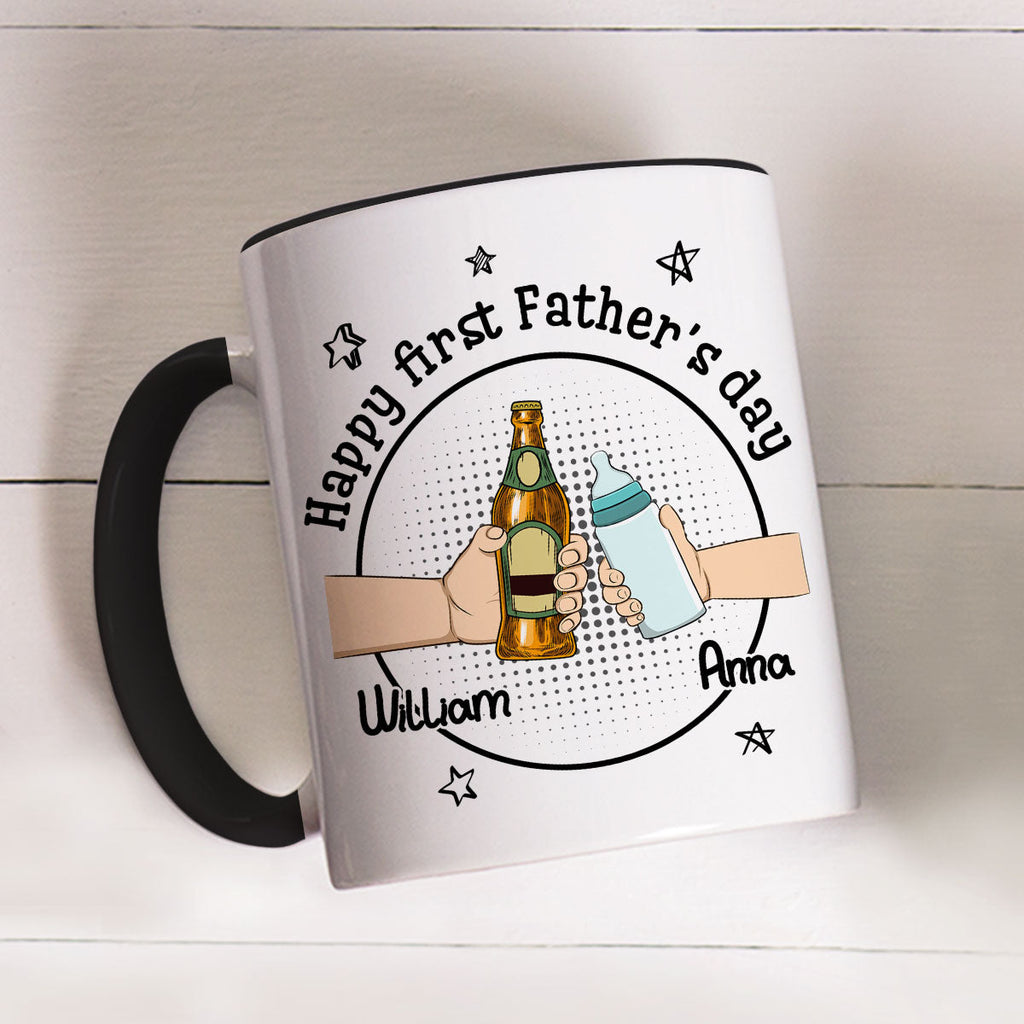 Custom Father's Day, Special Gift for Dad & Grandpa • Wiping My Bum - Personalized Accent Mug