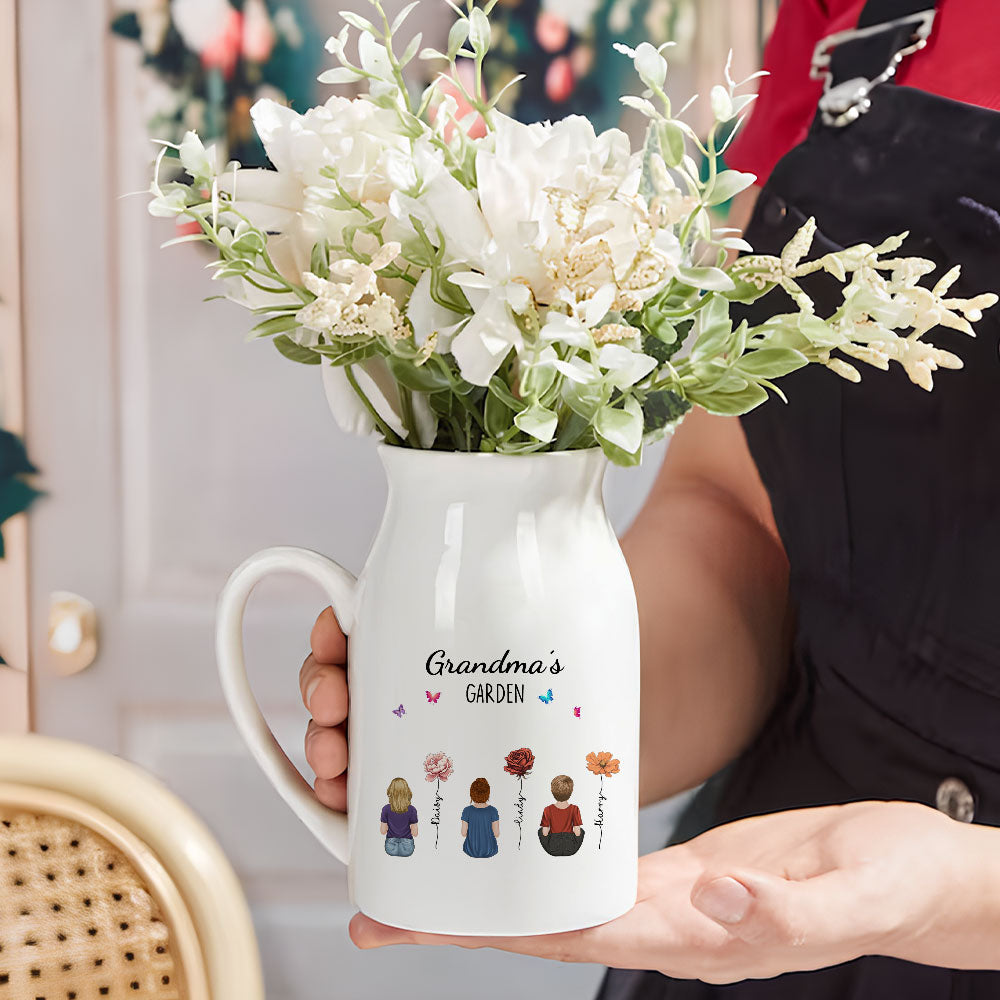 Wonderful Birth Month Flowers - Personalized Home Decor Flower Vase