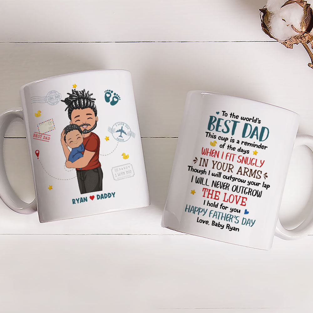 Custom Father's Day, Special Gift for Dad & Grandpa • The Love I Hold For You - Personalized Coffee Mug