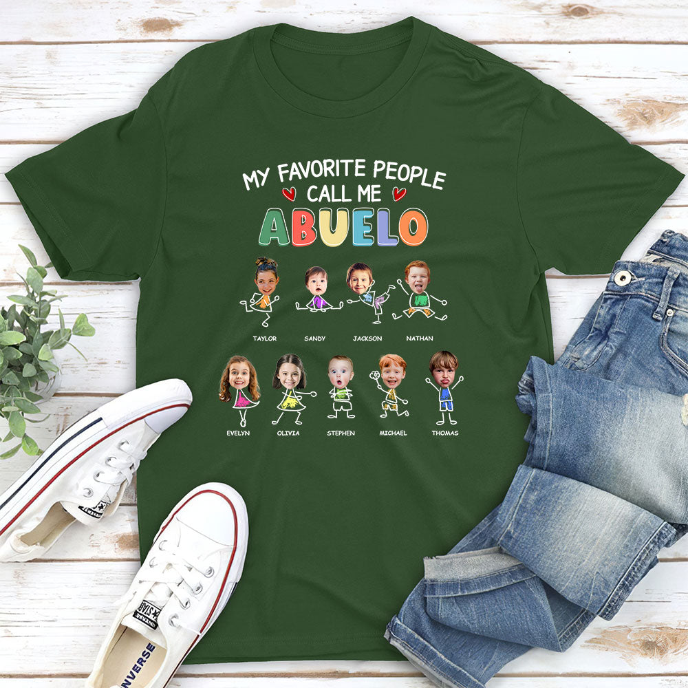 Custom Photo Father's Day, Special Gift for Dad & Grandpa • Call Me Grandpa - Personalized Shirt