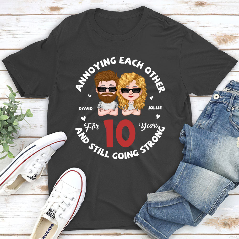 Custom Anniversary Keepsake Gifts For Couple • Annoying For Years - Personalized Classic T-shirt