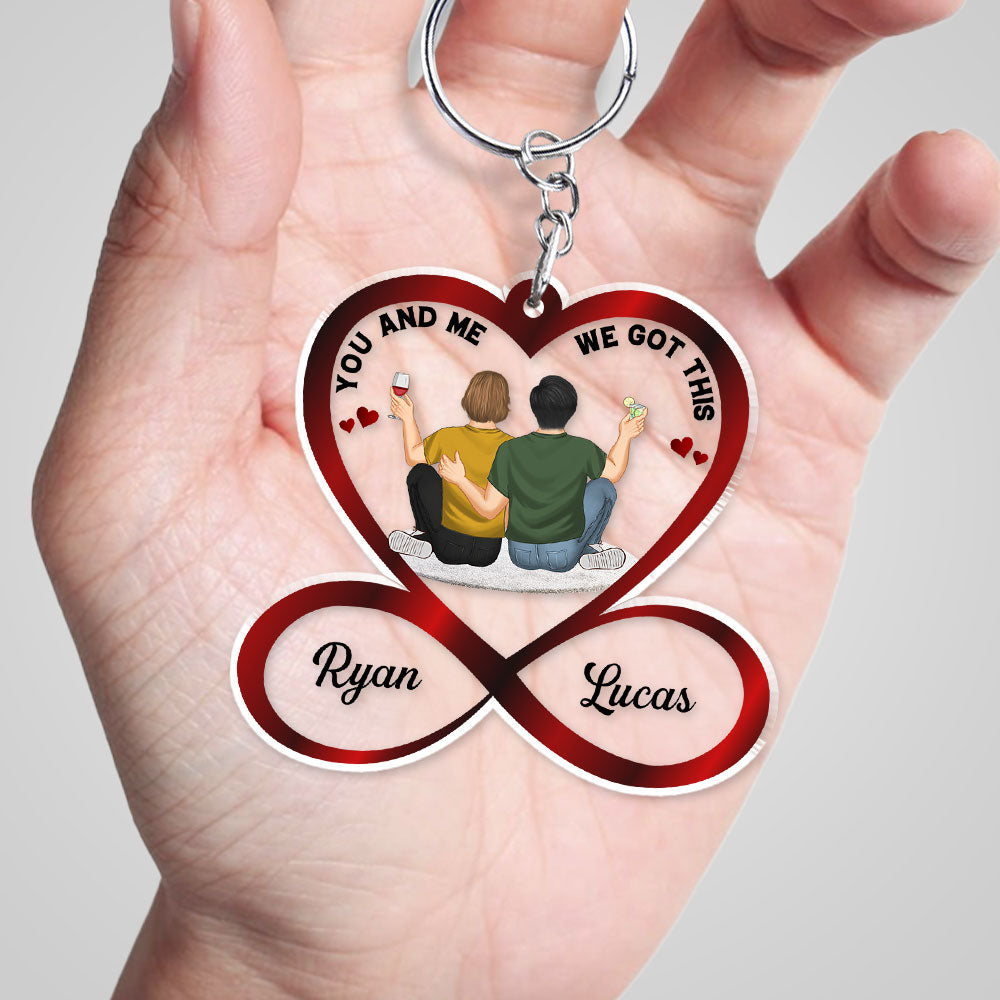 You And Me We Got This - Personalized Acrylic Keychain