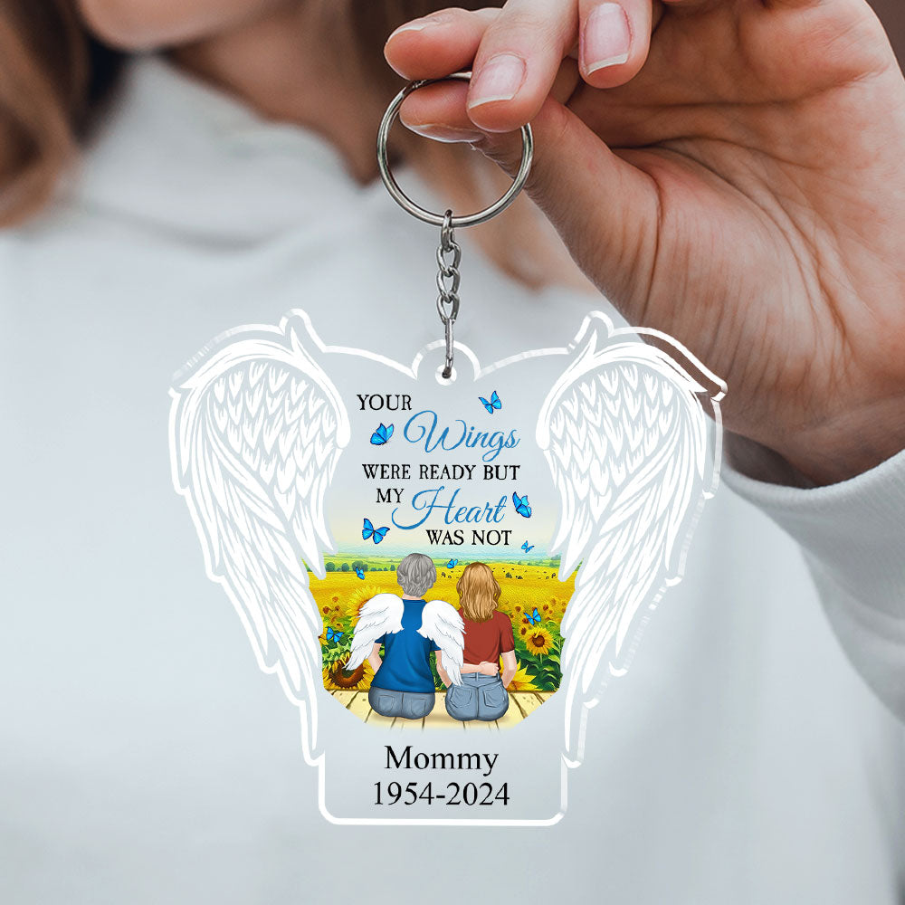 Your Light Will Always Shine In My Heart - Personalized Acrylic Keychain