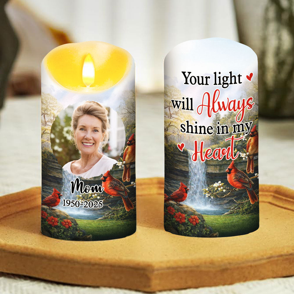 A Light Remains - Personalized LED Candle