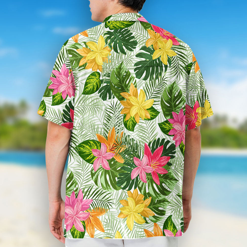 Ahola Funny Abs - Personalized Hawaiian Shirt
