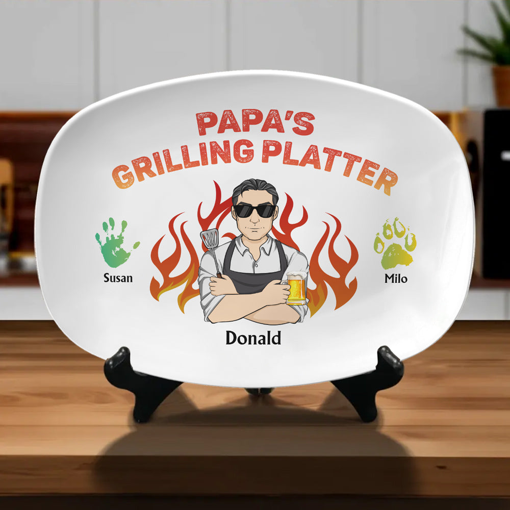My Dad Is The Best Cook - Personalized Platter