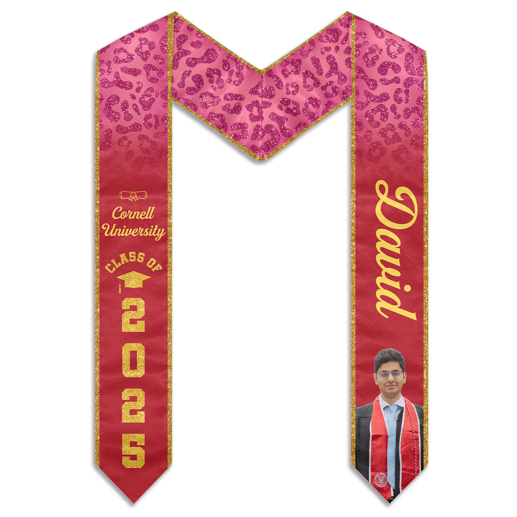 Happy Graduation - Personalized Graduation Stole