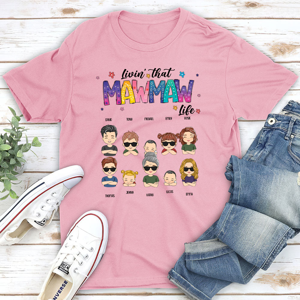 Custom Christmas & Birthday Gift for Grandma • Nana Life - Personalized Unisex T-shirt