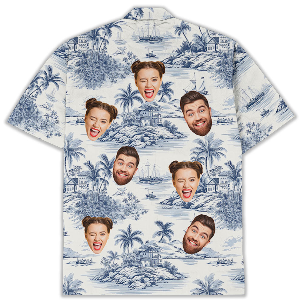 Toile De Jouy Style - Personalized Hawaiian Shirt