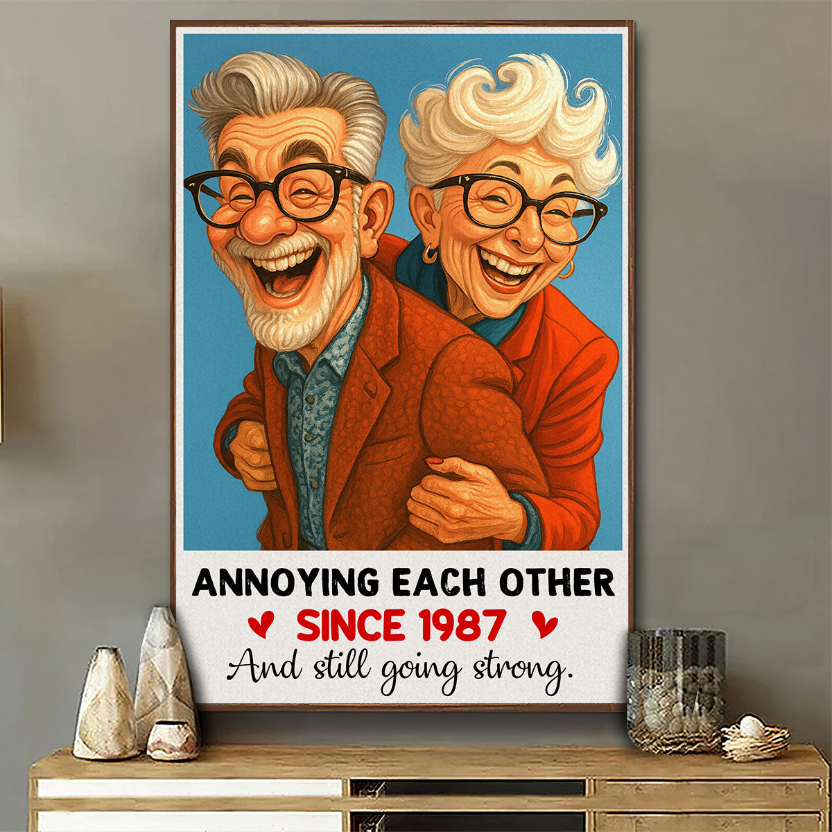 Funny Forever Love - Personalized Poster